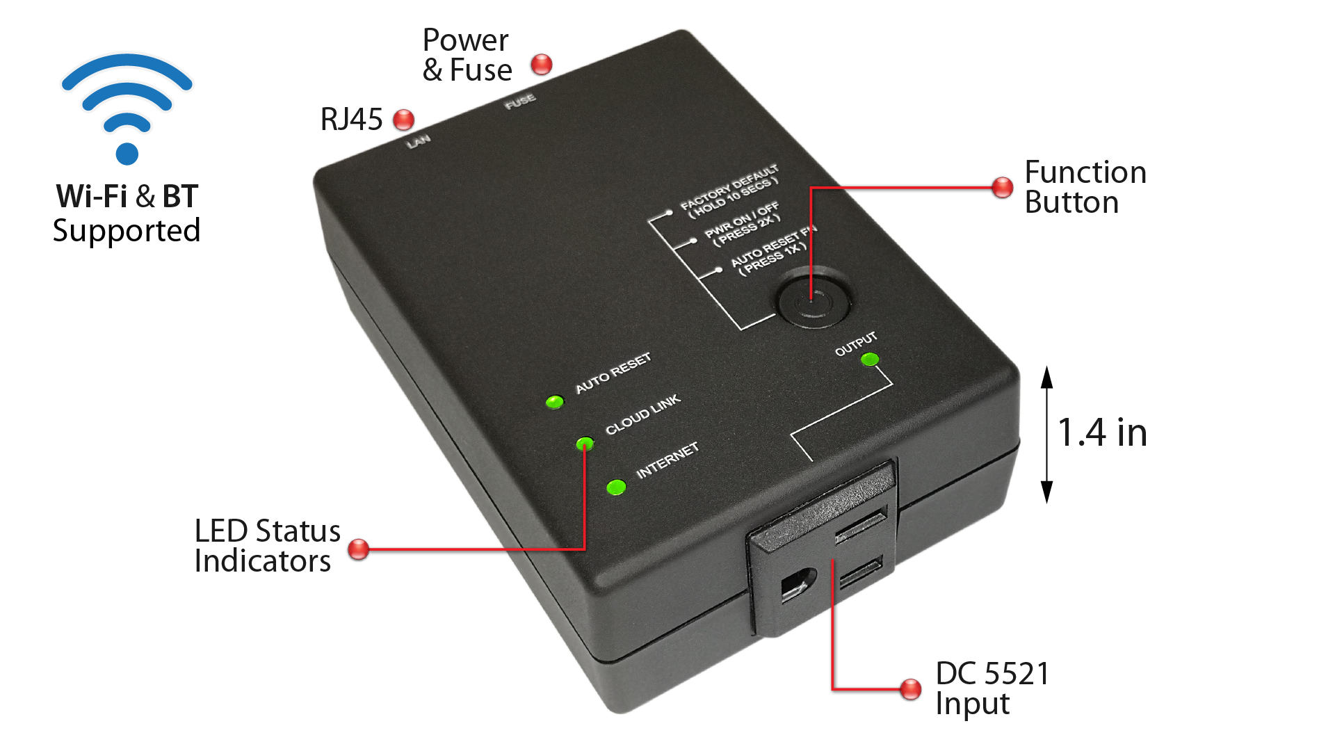 MSNSwitch Internet Enabled IP Remote Power Switch with Reboot - Control via  Smartphone App, Cloud Service, Web Browser, Skype or Hangouts - 2